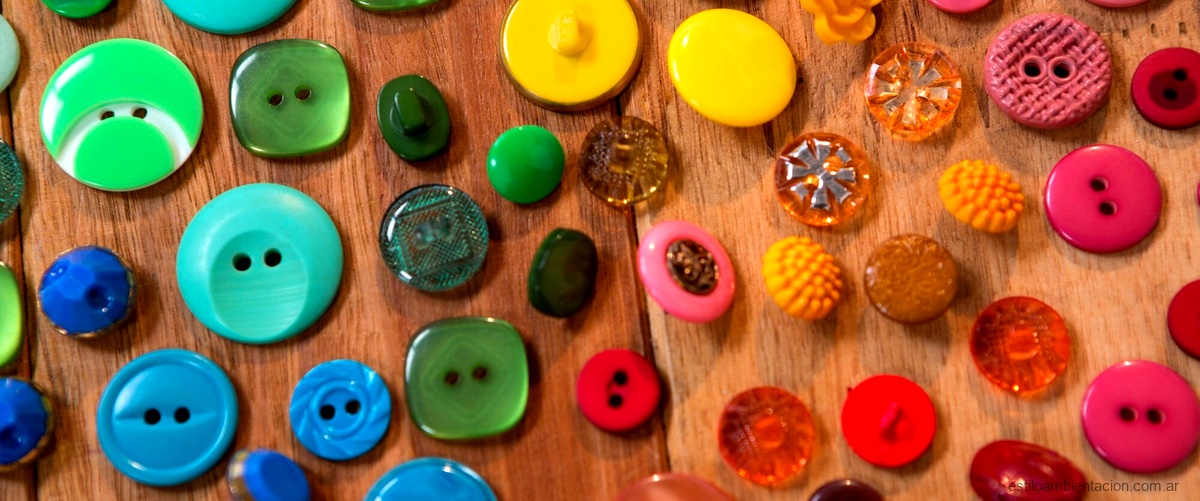 Explora el mundo de la decoración con botones: ideas y consejos