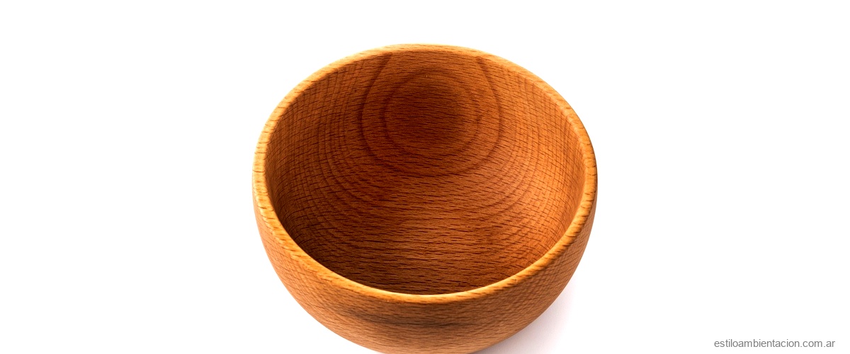 Renueva tu vajilla con un hermoso bowl de madera