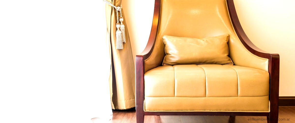 Sillón amarillo: un toque de color en tu hogar