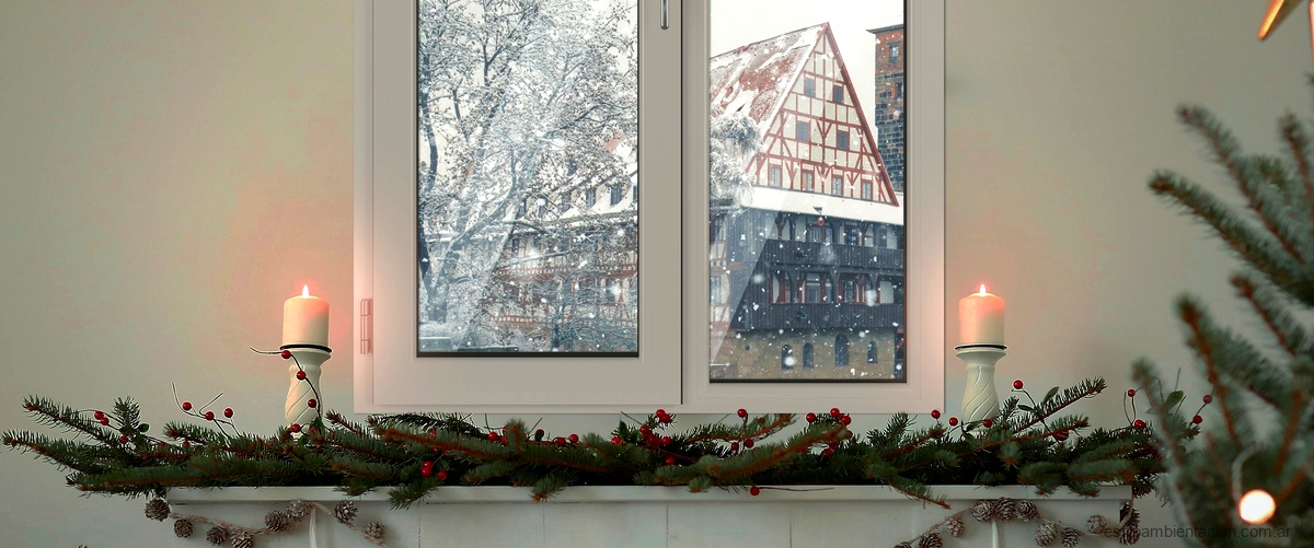 Transforma tu ventana en un escenario navideño con estas ideas